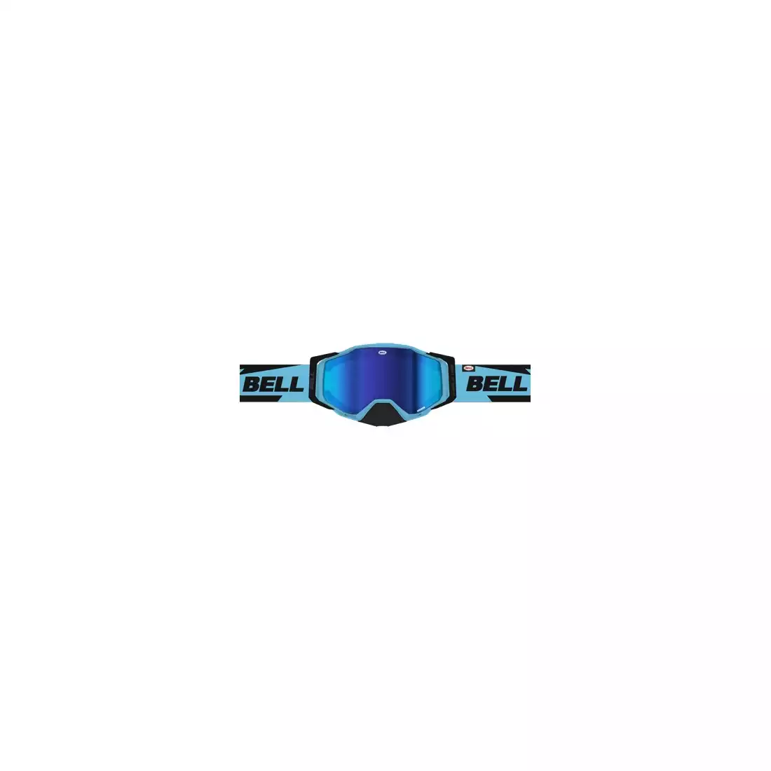 BELL cyklistické brýle BREAKER Bolt Matte Black/Blue (REFLEX REVO BLUE MIRROR - SMOKE TINT) BEL-7122856