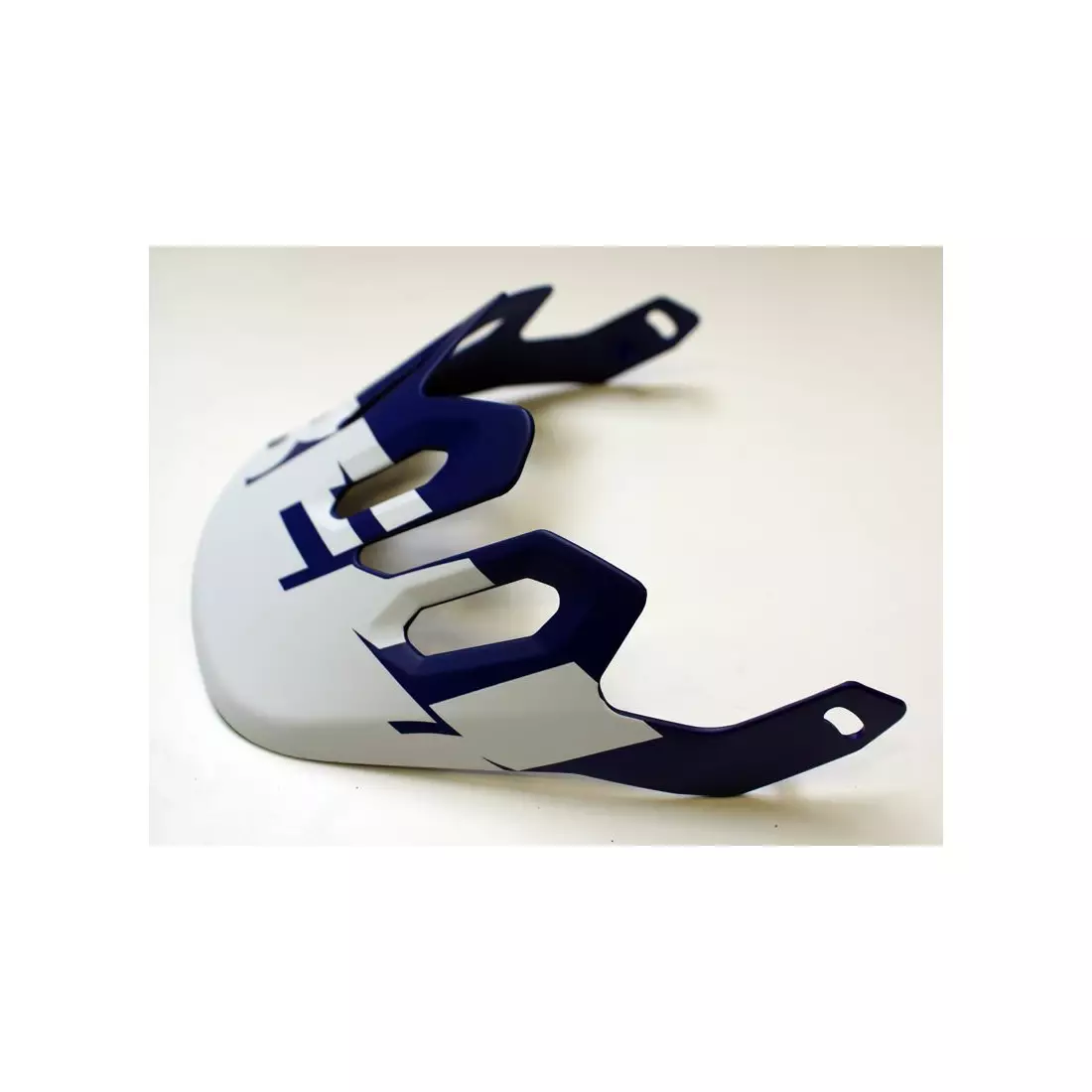 BELL hledí na cyklistickou helmu SUPER 3R/3 matte white blue BEL-7085309