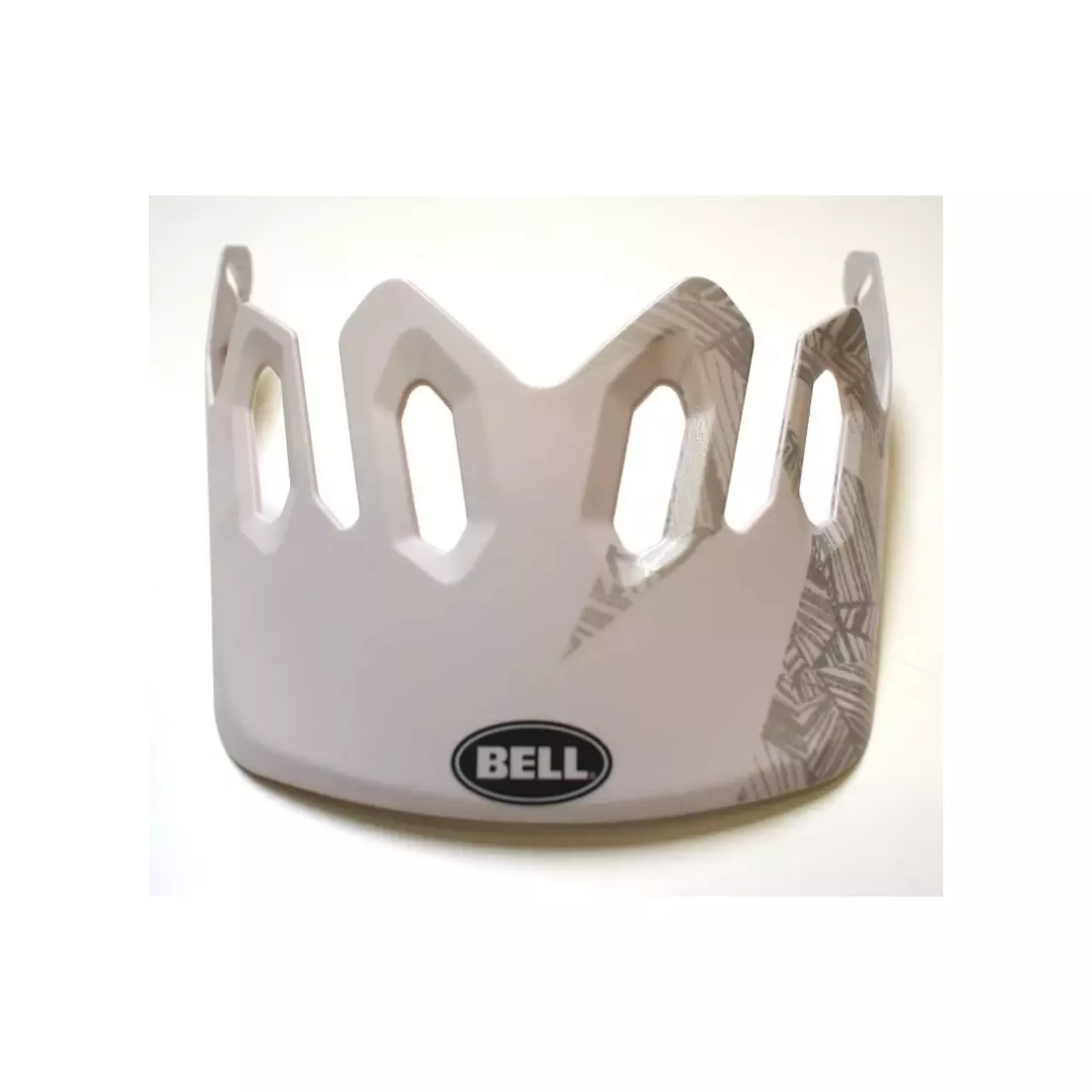 BELL hledí na cyklistickou helmu SUPER white silver BEL-8002838