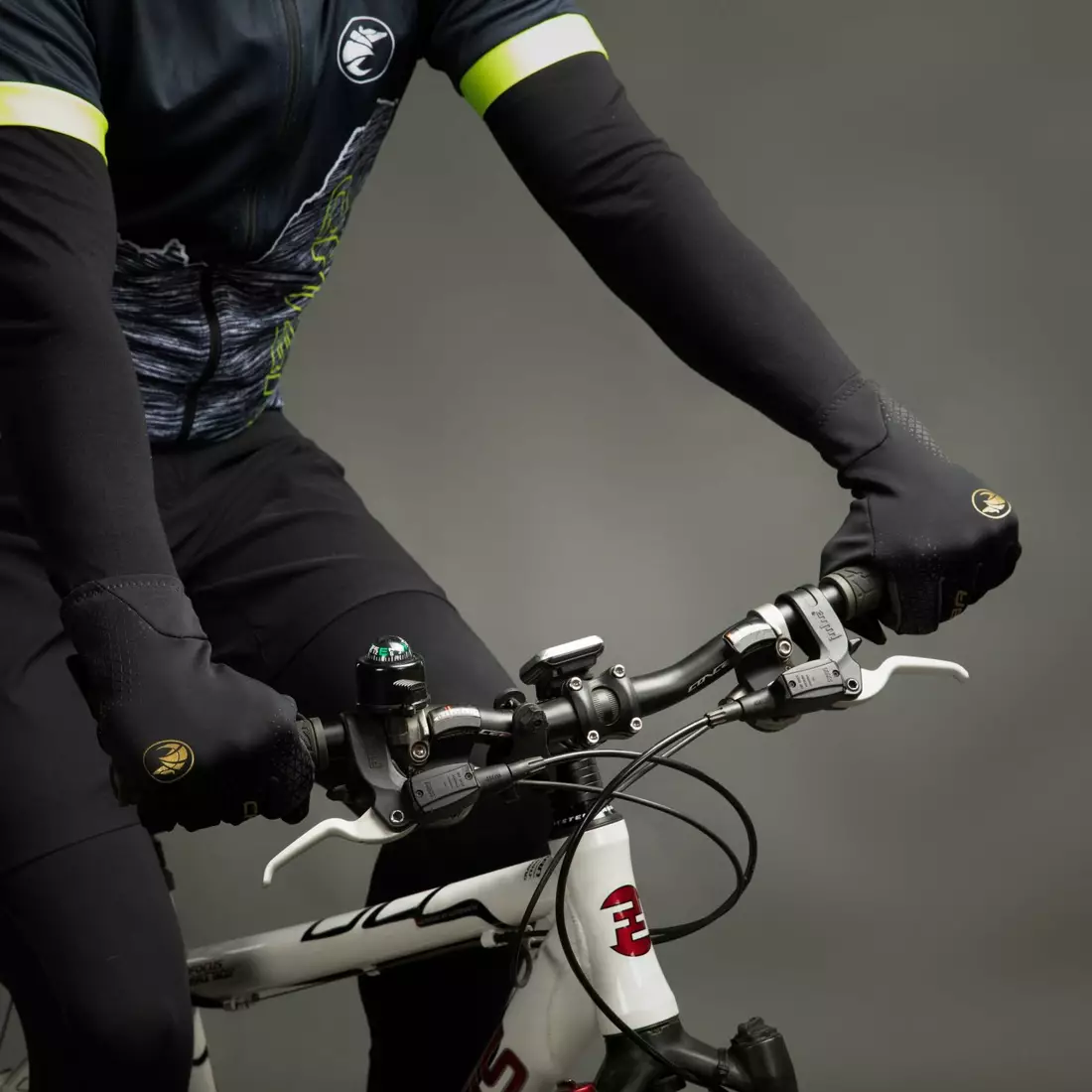 CHIBA Tenké cyklistické rukavice, BIOXCELL LIGHT WINTER Černá 3160120
