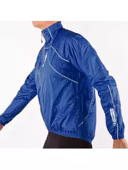 DEKO J1 nepromokavá cyklistická bunda, modrá