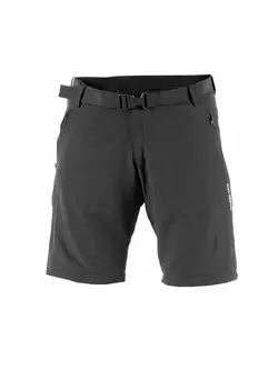 DEKO STR-M-001 pánské cyklistické kalhoty s odepínatelnými nohami, černé
