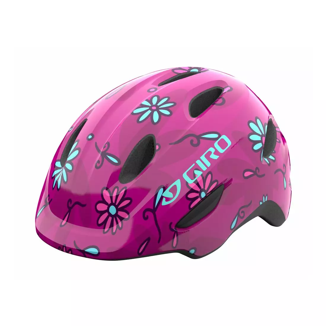 GIRO dětská / juniorská cyklistická přilba SCAMP pink street sugar daisies GR-7129847