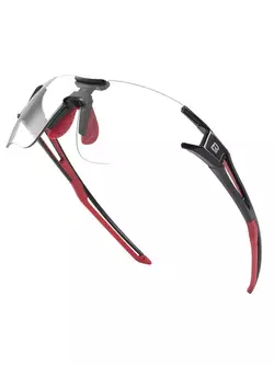 Rockbros 10125 cyklistické brýle / sportovní s černo-červeným fotochromem