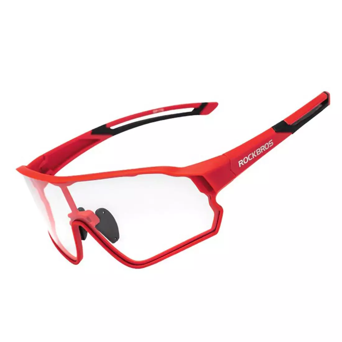 Rockbros 10137 cyklistické brýle / sportovní červená fotochromie
