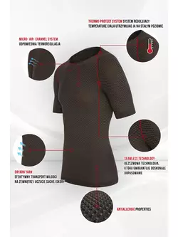 SPAIO termoaktivní spodní prádlo, pánské tričko BREATH černošedé