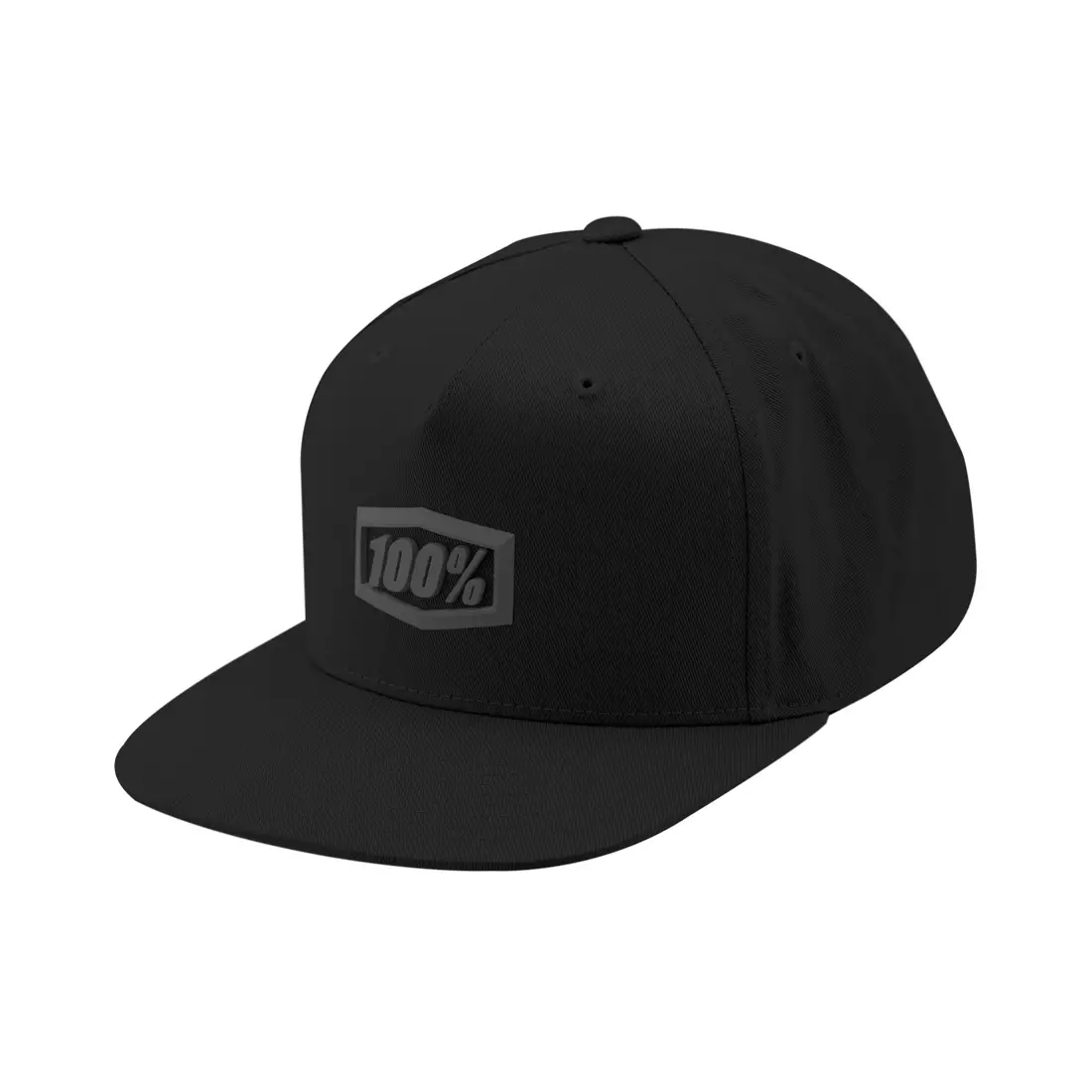 100% baseballová čepice ENTERPRISE Snapback Hat Black/Charcoal Speck 