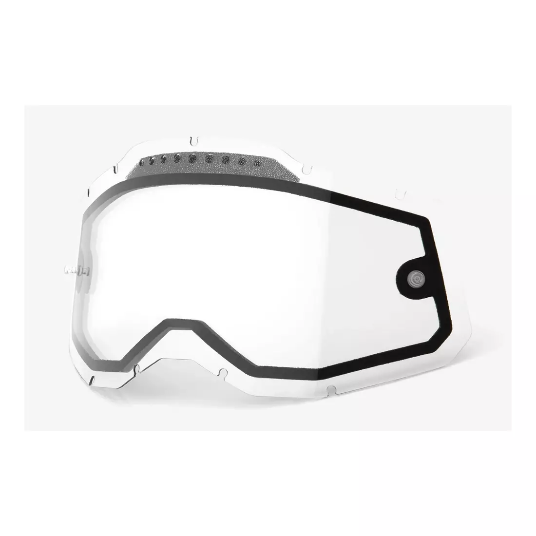 100% vyměnitelné brýlové čočky RACECRAFT2/ACCURI2/STRATA2 (Dual Pane Vented clear) 