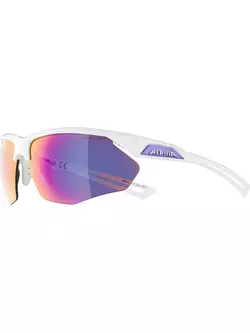 ALPINA  sportovní brýle NYLOS HR PURPLE MIRROR Cat.3 white-purple A8635312