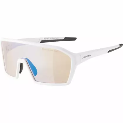 ALPINA sportovní brýle RAM HVLM+ BLUE MIRROR S1-3 white matt A8672011