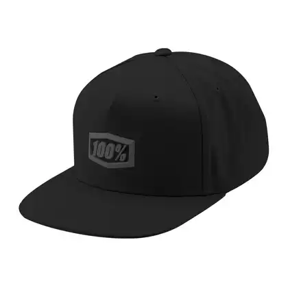 Czapka z daszkiem 100% ENTERPRISE Snapback Hat Black/Charcoal Speck (NEW)1STO-20064-395-01