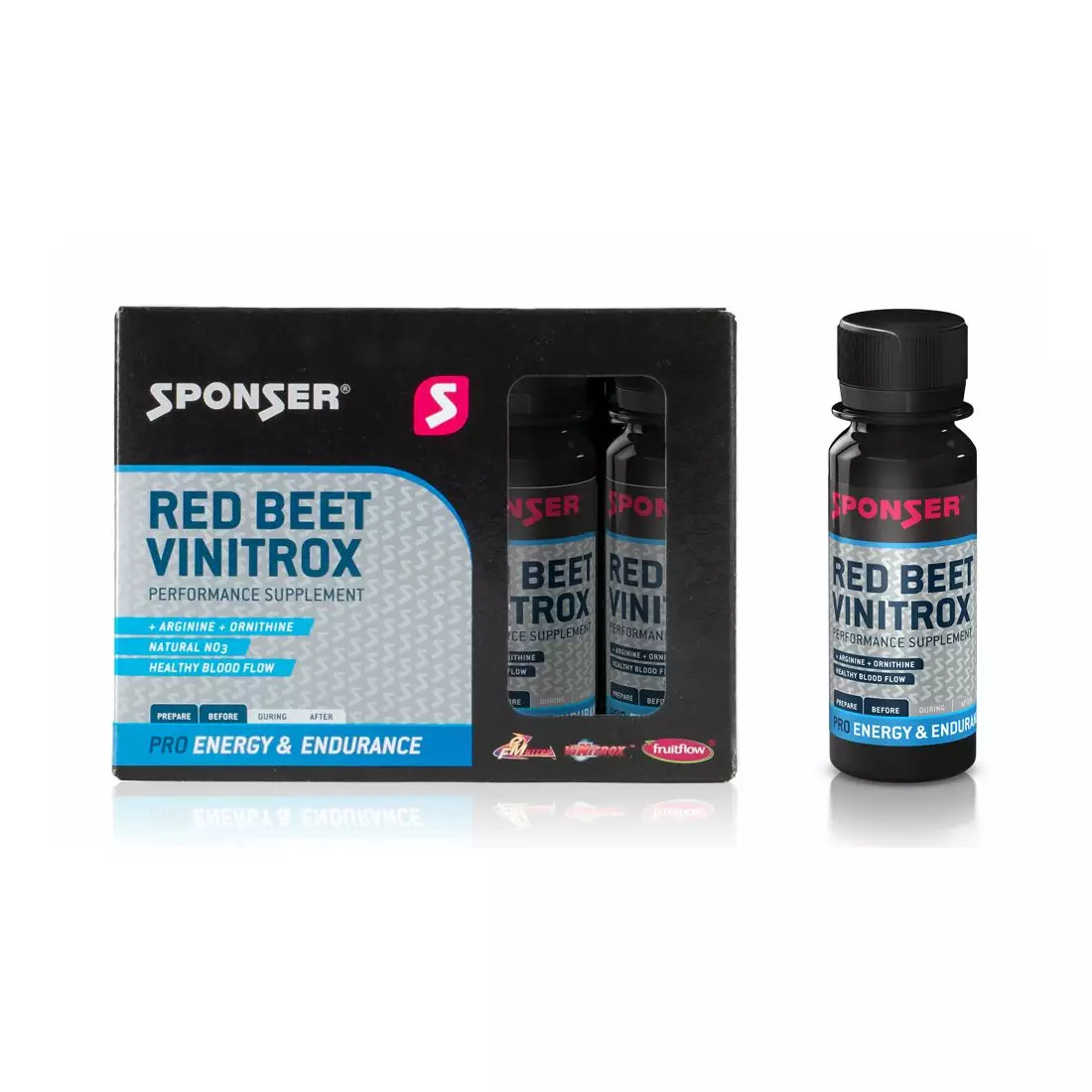 Doplněk pro udržení správné agregace krevních destiček SPONSER RED BEET VINITROX (krabička 4 x 60 ml lahvičky)