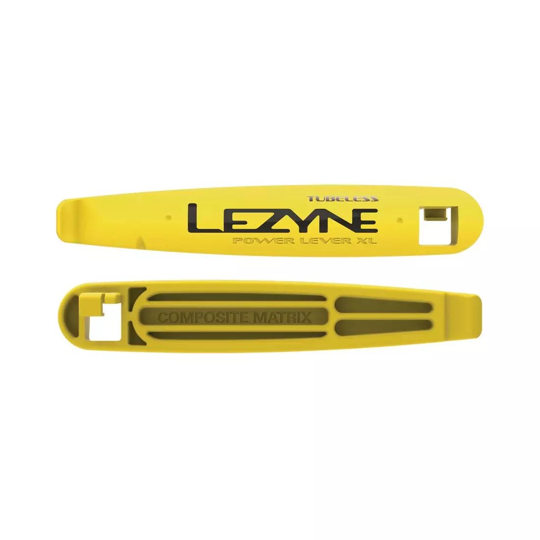 Páčky na pláště na kolo LEZYNE TUBELESS POWER XL TYRE LEVER žlutá LZN-1-TL-TBLS-V116