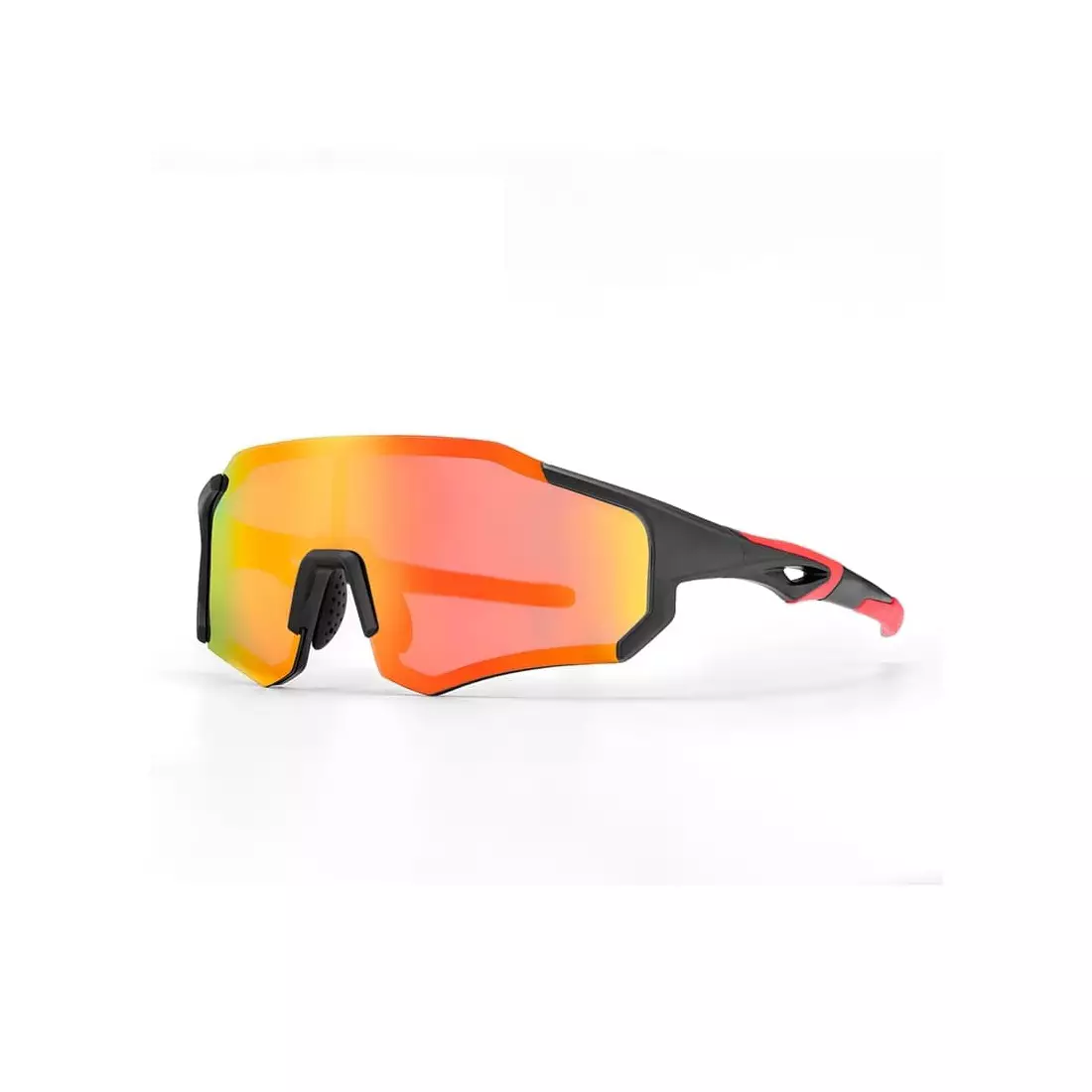Rockbros 10182 černé a červené polarizované sportovní brýle na kolo