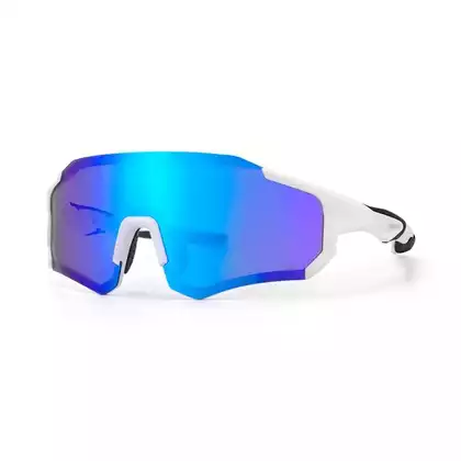 Rockbros 10183 okulary rowerowe / sportowe z polaryzacją biały