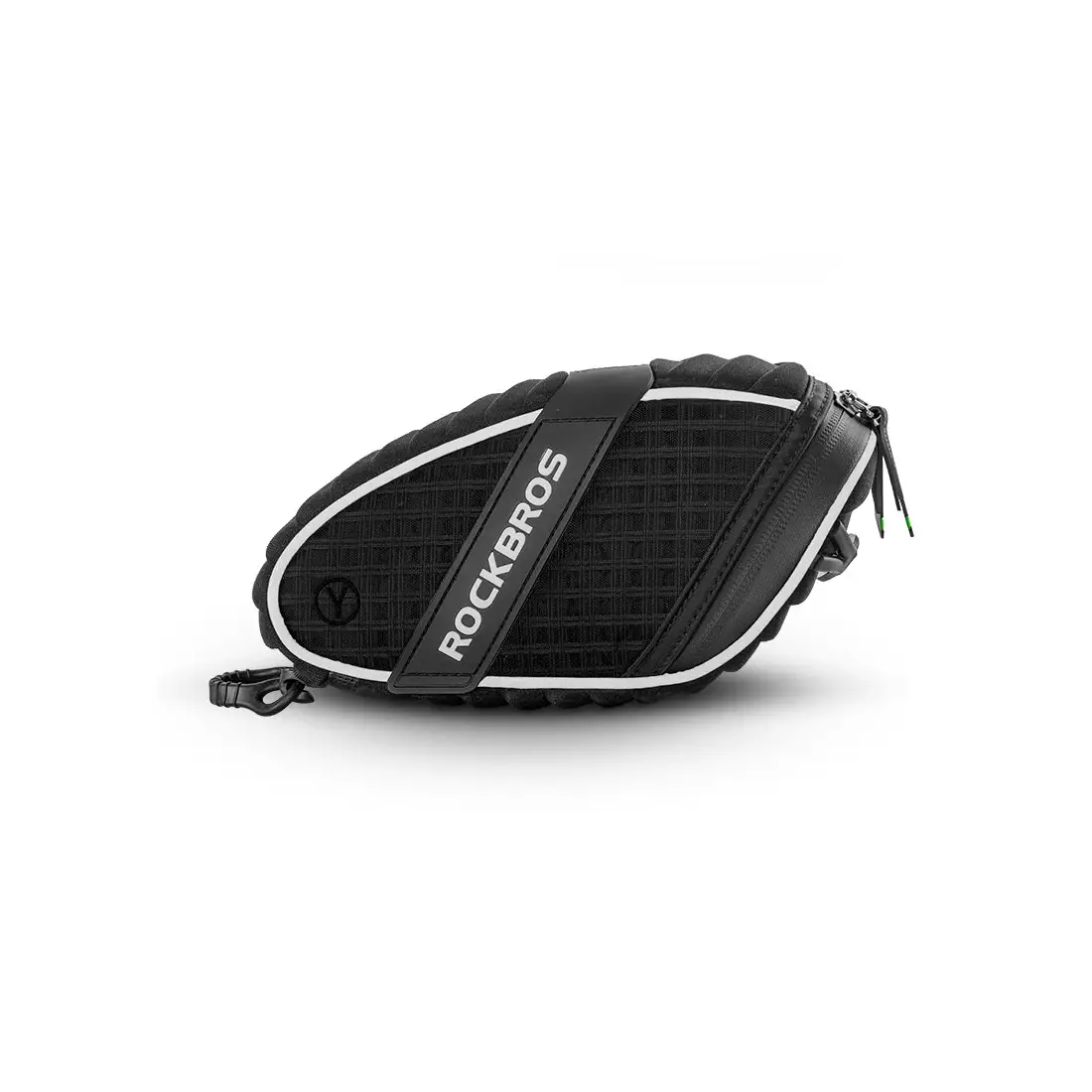 Rockbros Sedlová taška na kolo na suchý zip, černá C16-BK