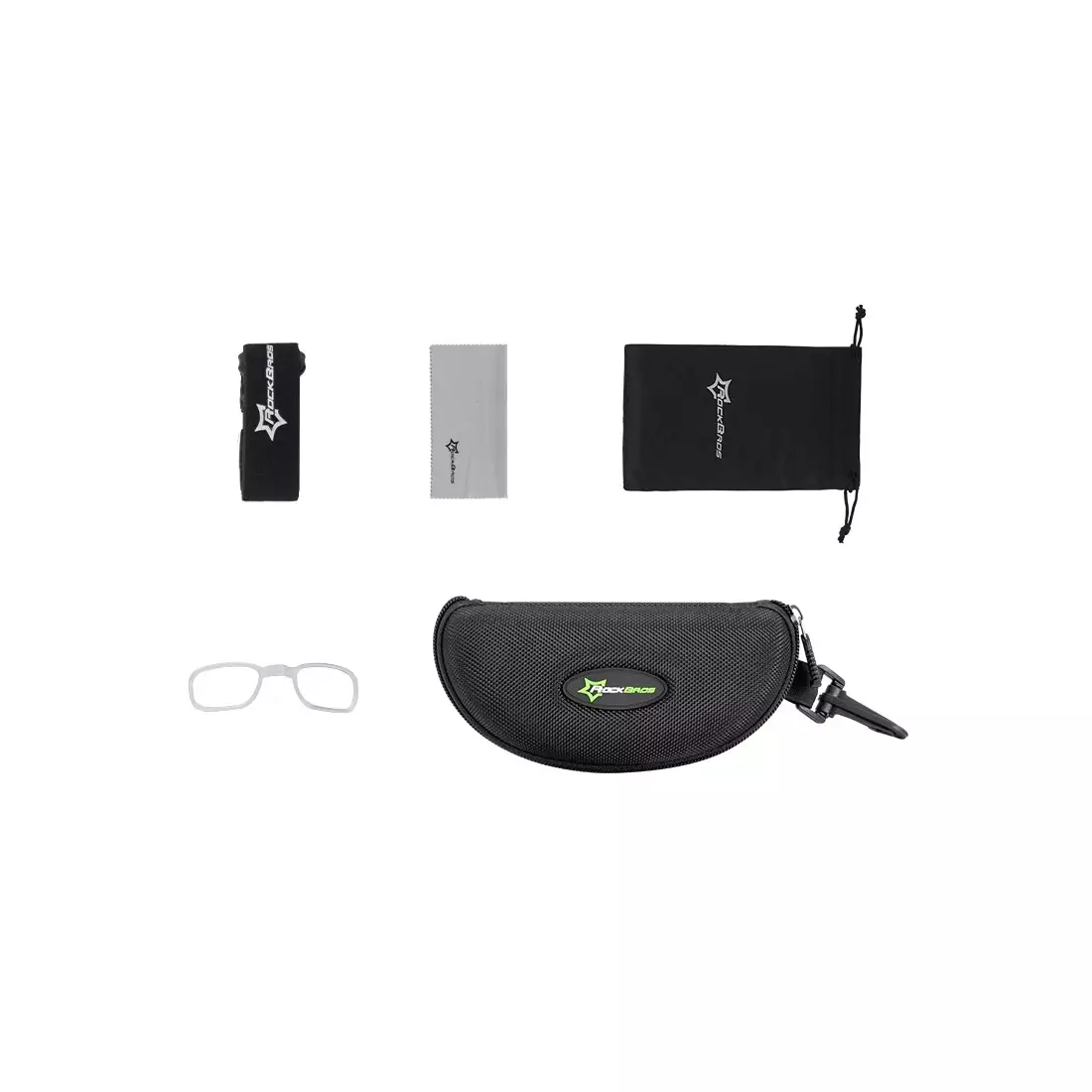 Rockbros sportovní brýle s fotochromatickou + korekční vložkou black 10143