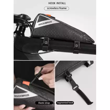 Rockbros taška / kufr s černým rámem B57