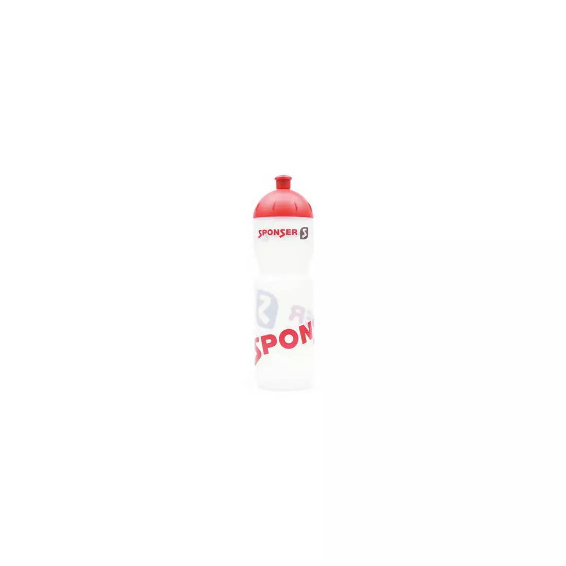 SPONSER láhev s vodou na kolo FARBIG 750 ml transparent pink