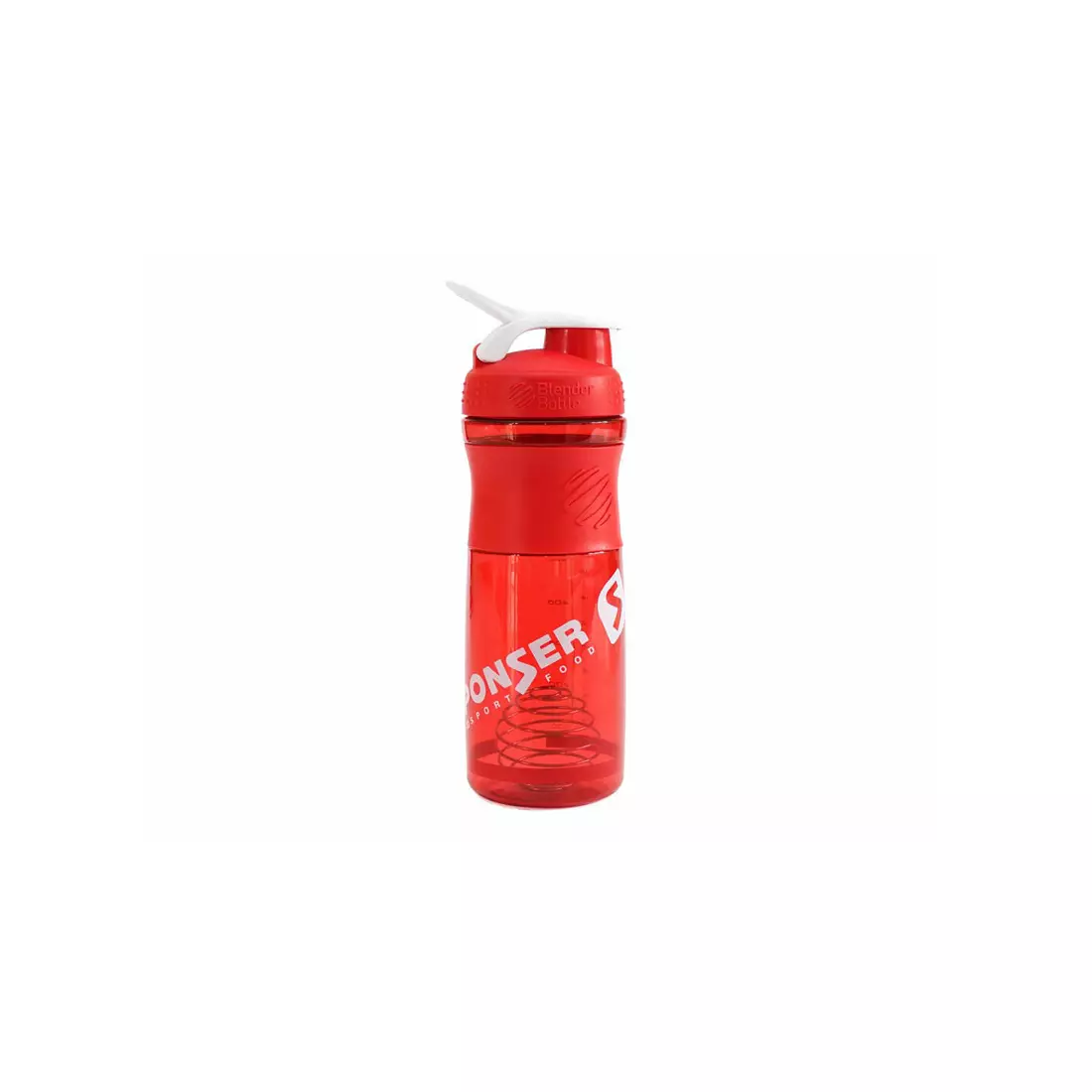 Shaker SPONSER SPORTMIXER BLENDER 828ml - červená průhledná
