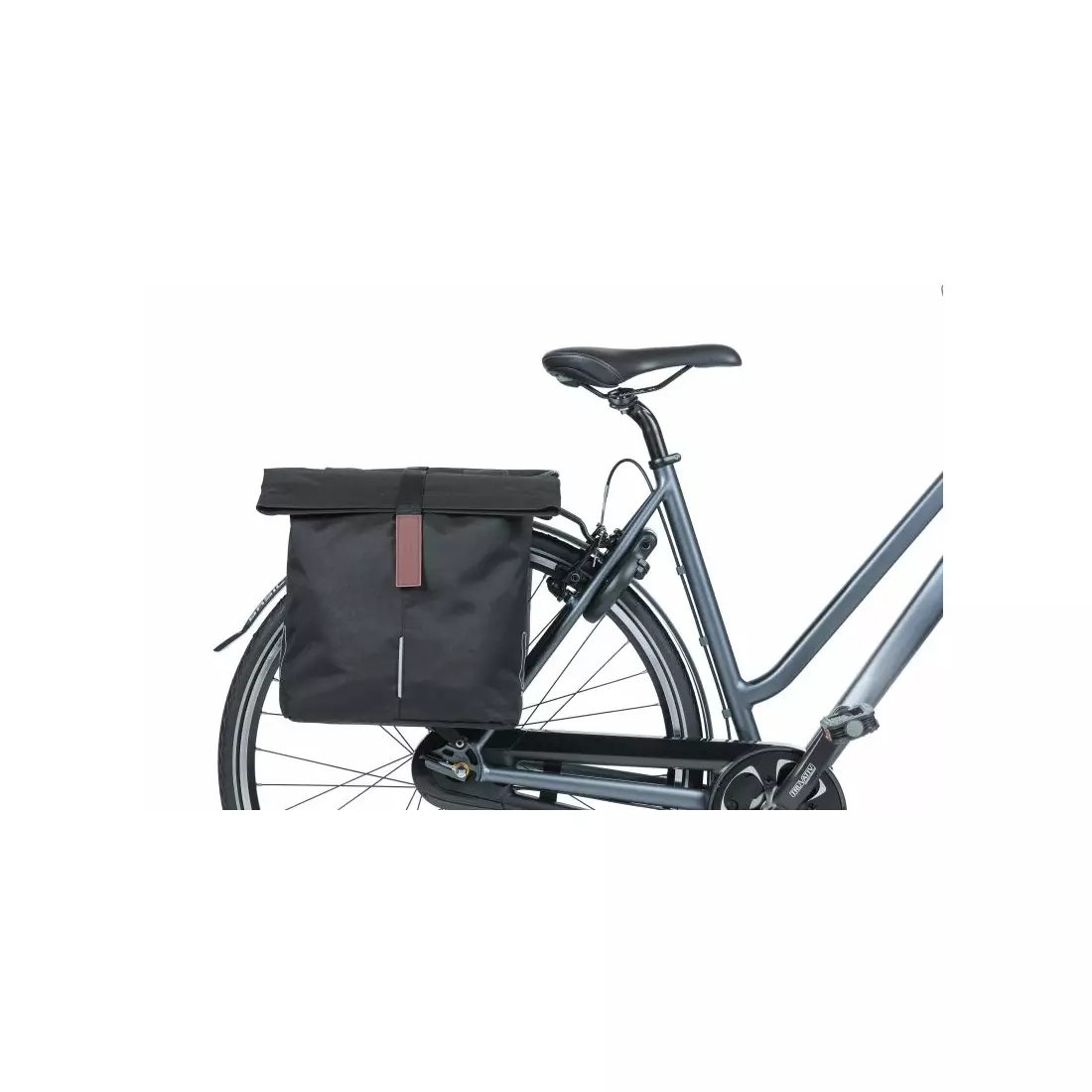BASIL zadní cyklistické kufry CITY DOUBLE BAG 32L black 18071