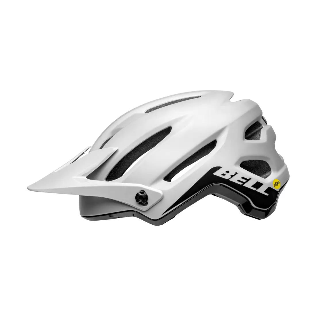 BELL cyklistická helma mtb 4FORTY INTEGRATED MIPS matte gloss white black BEL-7128982