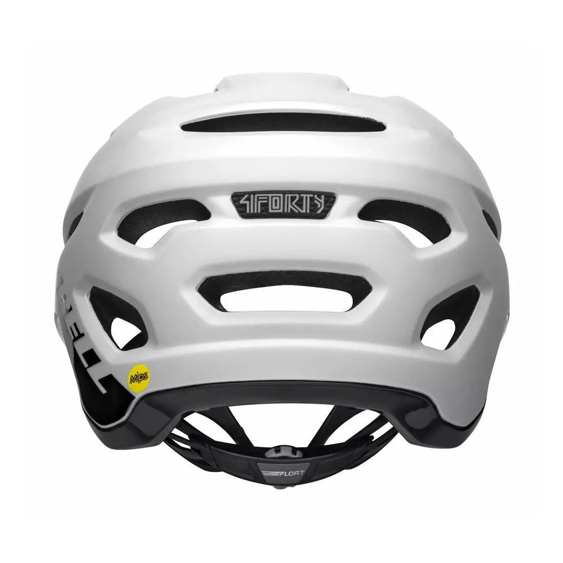 BELL cyklistická helma mtb 4FORTY matte gloss white black BEL-7128973
