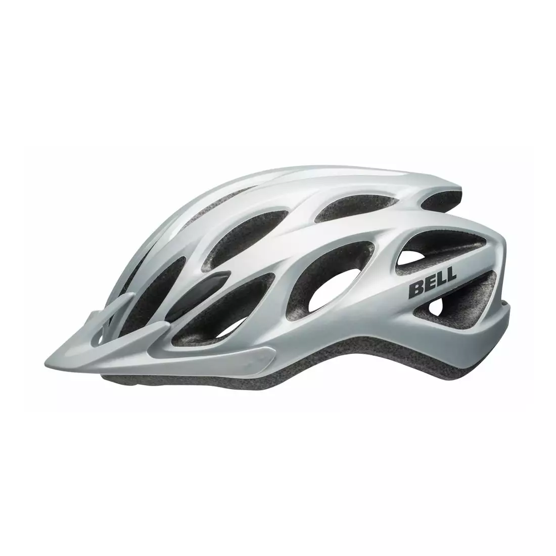 BELL cyklistická helma mtb CHARGER matte silver titanium BEL-7082038