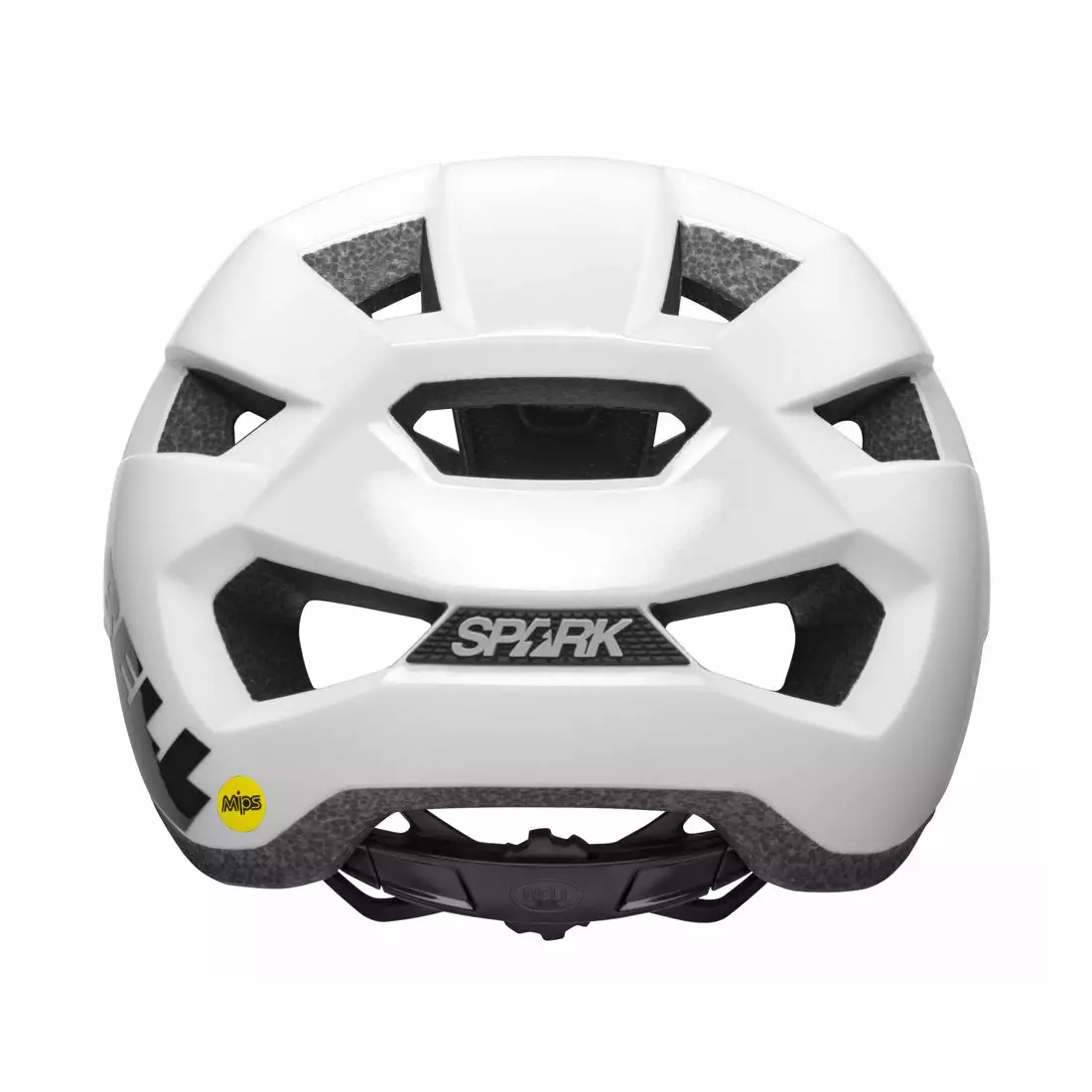 BELL cyklistická helma mtb SPARK INTEGRATED MIPS matte gloss white black BEL-7128854