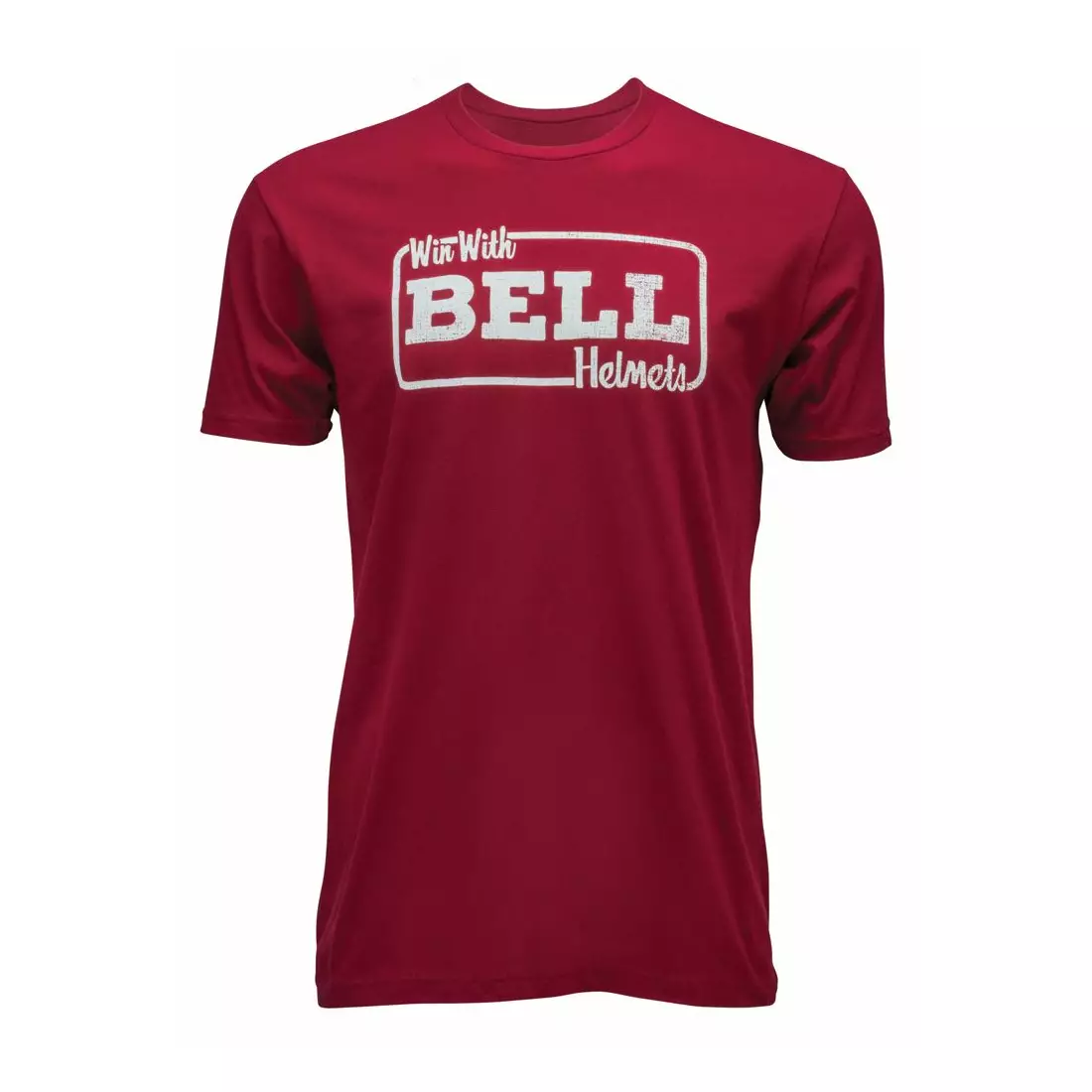 BELL pánské tričko s krátkým rukávem PREMIUM TEE WIN WITH THE BELL kardinál červený BEL-7093676