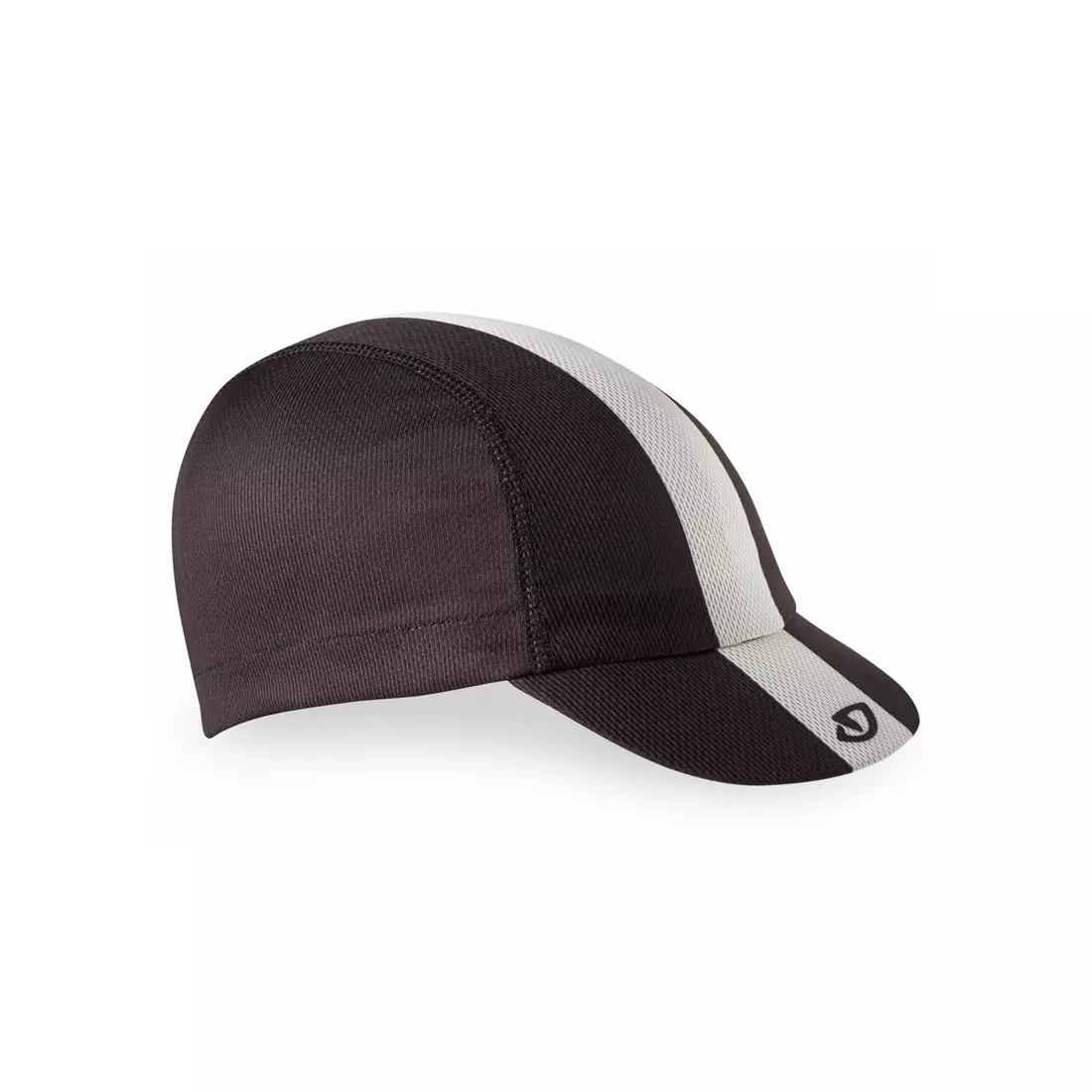 GIRO čepice na kolo s kšiltem CAP black white grey GR-7043336