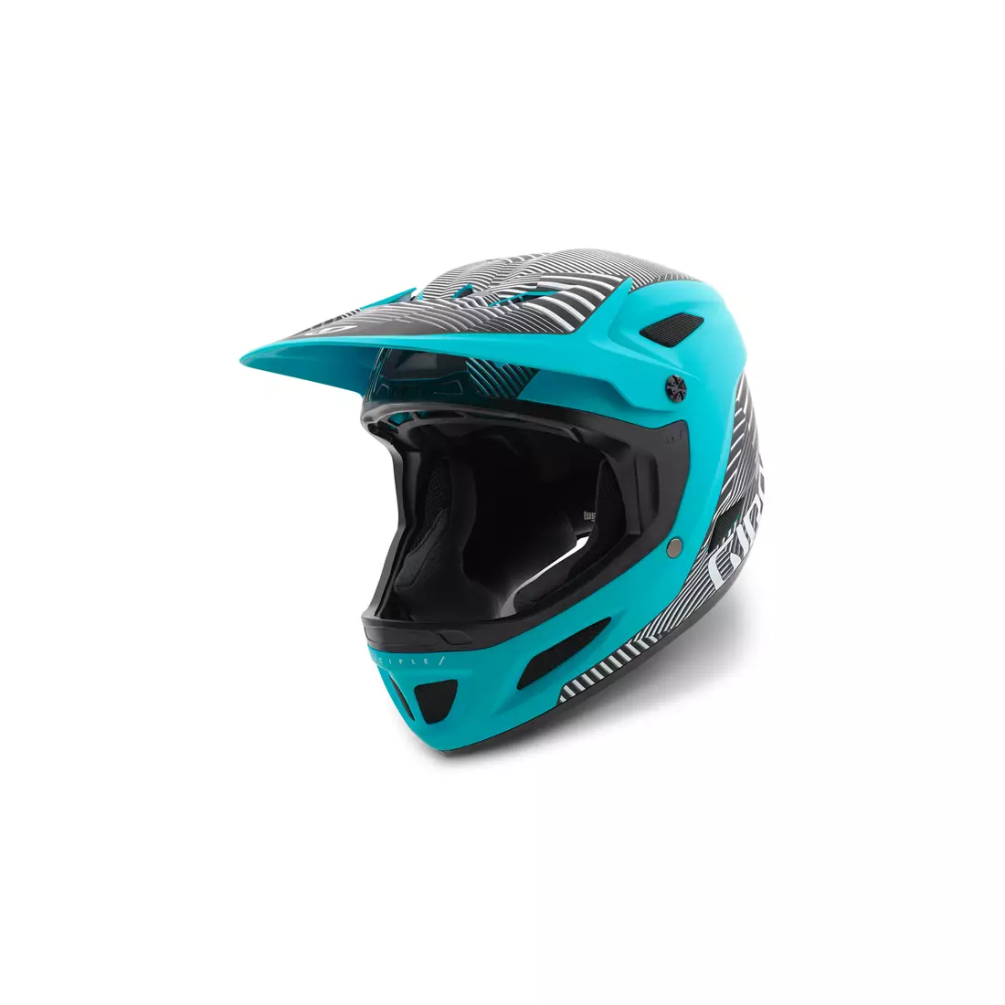 GIRO cyklistická helma full face DISCIPLE INTEGRATED MIPS matte glacier dazzle GR-7087559