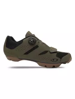GIRO pánská cyklistická obuv CYLINDER II olive gum GR-7126228