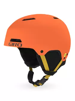 GIRO zimní dětská / juniorská přilba CRUE MIPS matte deep orange GR-7105011