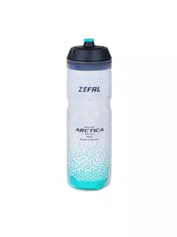Láhev na termální vodu ZEFAL ARCTICA 75 stříbrná / tsaribean modrá 0,75L ZF-1672