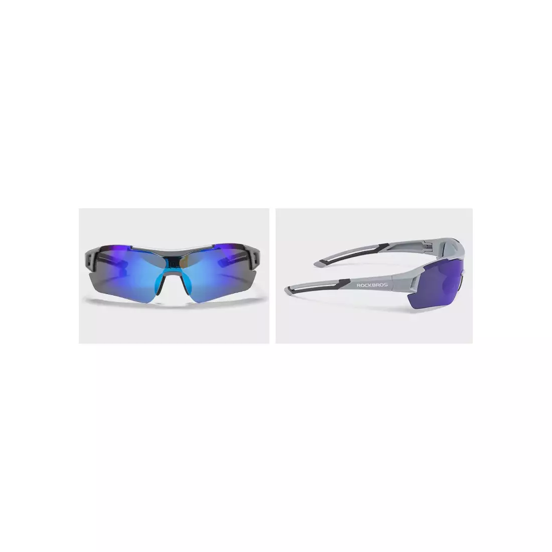 Rockbros 10117 Polarizované sportovní brýle + korekční vložka black-grey 