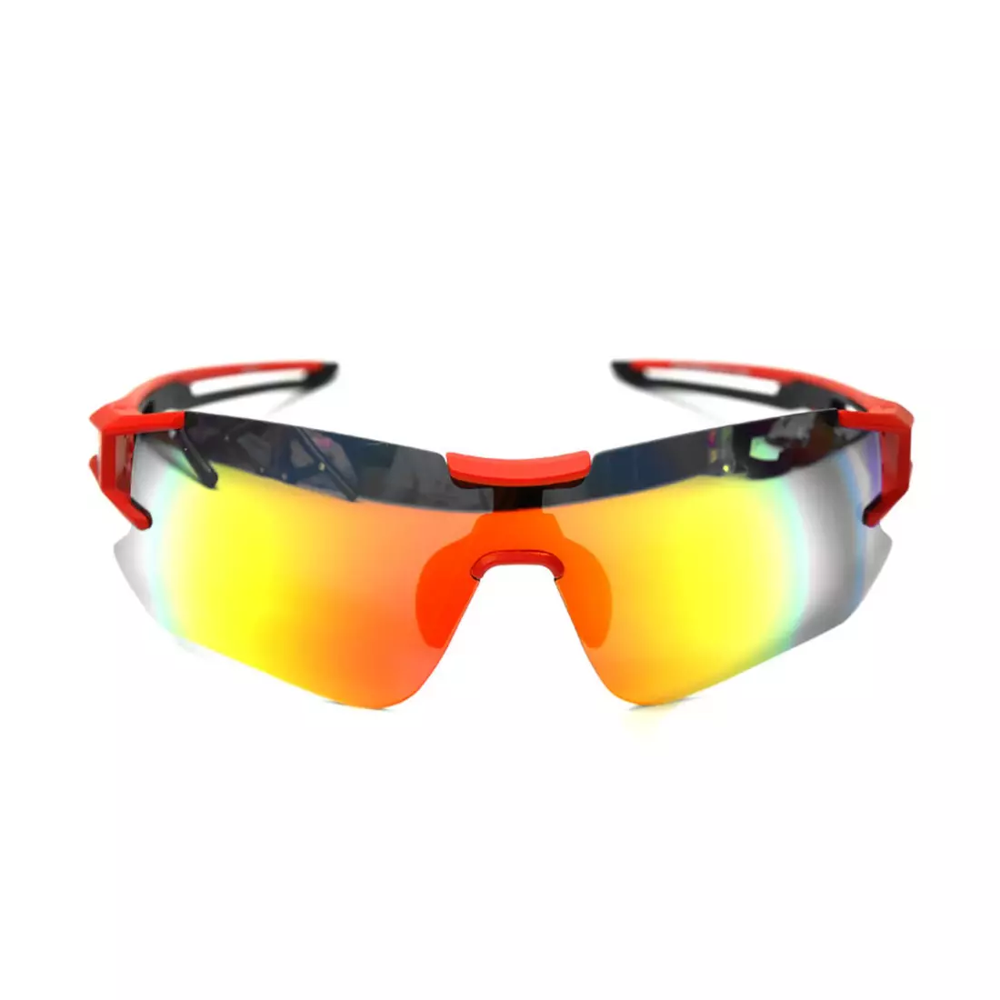 Rockbros 10128 Polarizované sportovní brýle + korekční vložka black-red 