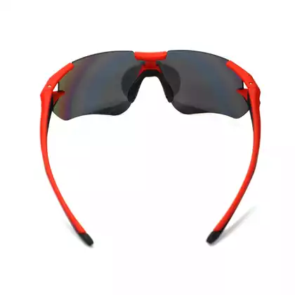 Rockbros 10128 Polarizované sportovní brýle + korekční vložka black-red 