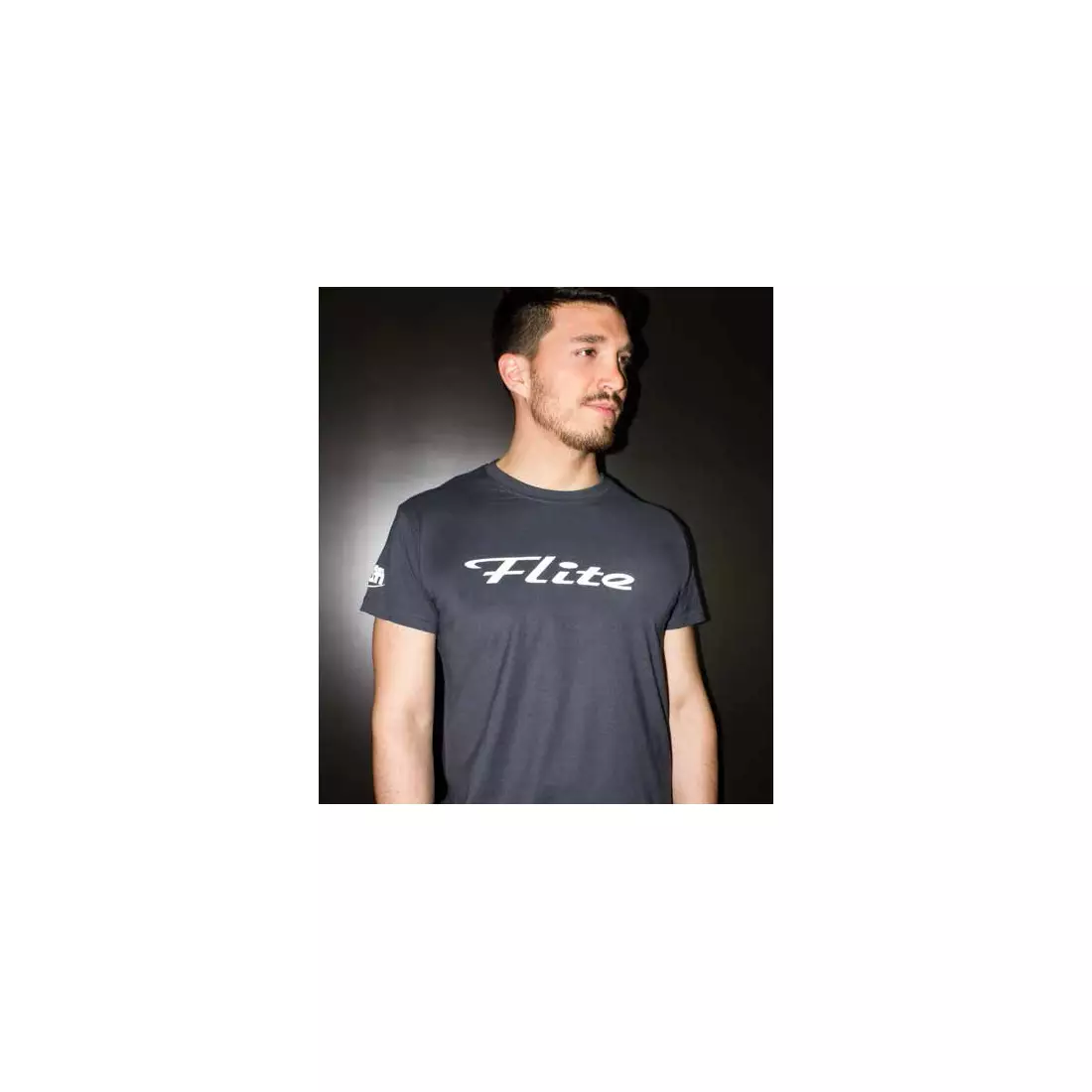 SELLE ITALIA Pánské tričko s krátkým rukávem FLITE antracitově šedé SIT-98541S0000006