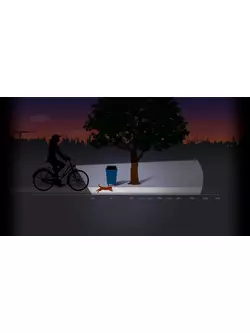 SPANNINGA přední cyklistická lampa e-bike AXENDO 80 XE PR80 300 lumens SNG-H640028