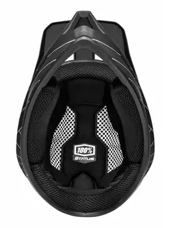 100% cyklistická helma full face STATUS DH/BMX Helmet Essential black STO-80011-001-09