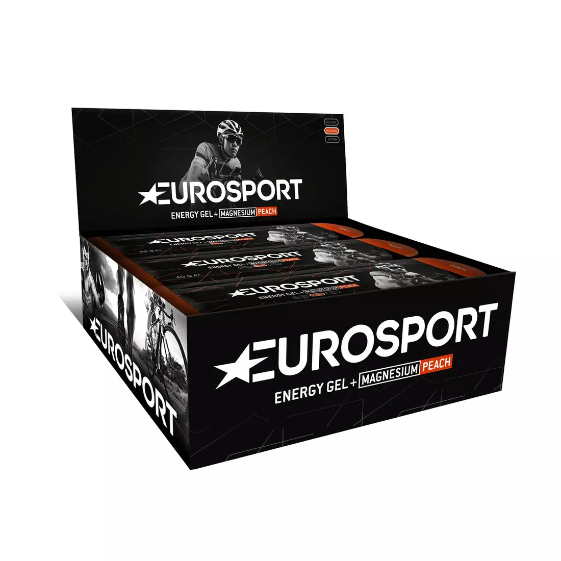 EUROSPORT energetický gel  NUTRITION broskev + hořčík 40g 20 ks E0008