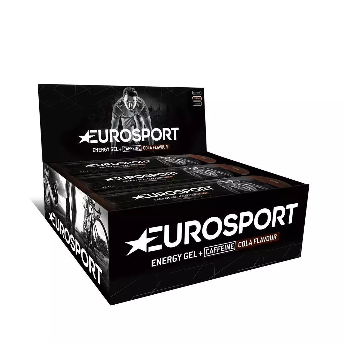 EUROSPORT energetický gel NUTRITION cola + kofein 40g 20 ks E0032