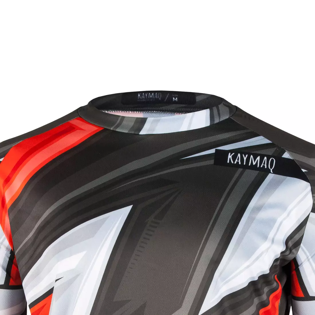 KAYMAQ DESIGN M43 Volné MTB Cyklistické Tričko pro Muže červený