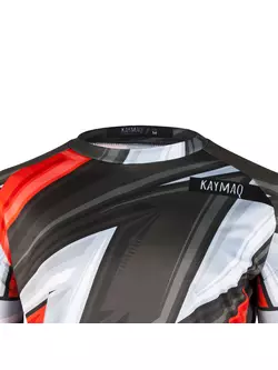 KAYMAQ DESIGN M43 Volné MTB Cyklistické Tričko pro Muže červený