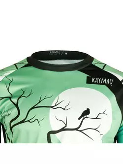 KAYMAQ DESIGN M58 Volné MTB Cyklistické Tričko pro Muže zelený