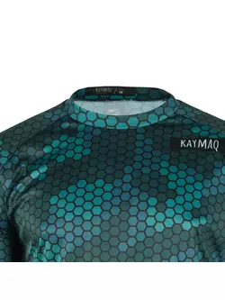 KAYMAQ DESIGN M62 Volné MTB Cyklistické Tričko pro Muže modrý