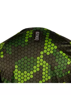KAYMAQ DESIGN M62 Volné MTB Cyklistické Tričko pro Muže zelený