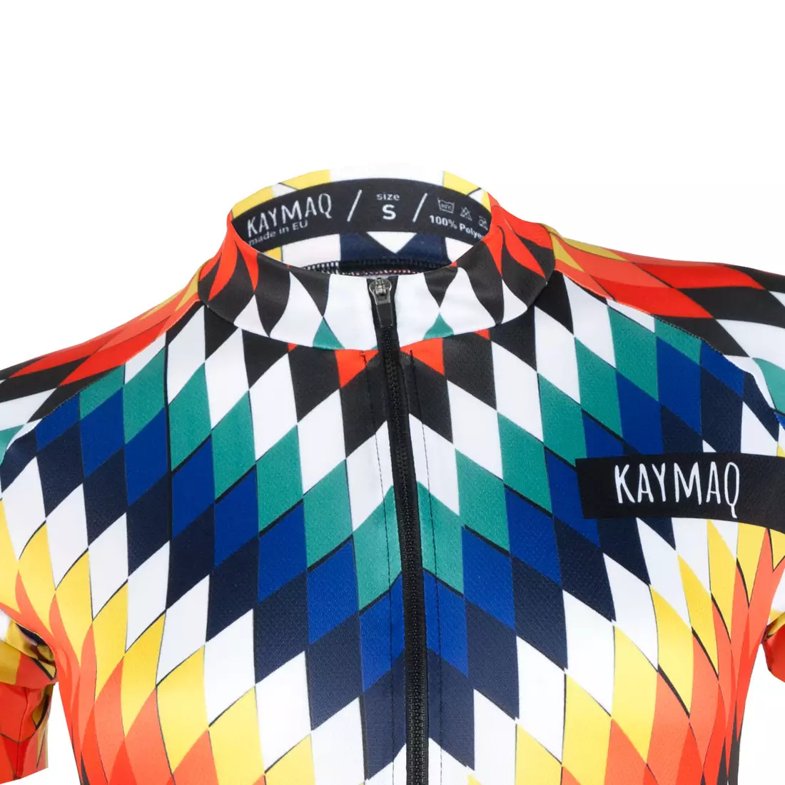 KAYMAQ DESIGN W1-M50 dámský cyklistický dres s krátkým rukávem