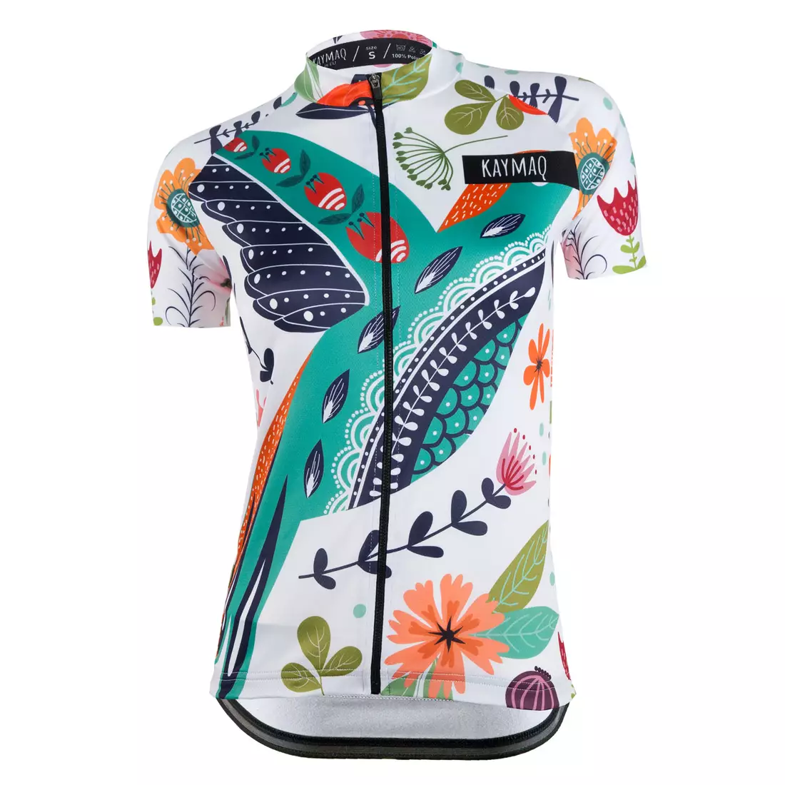 KAYMAQ DESIGN W22 dámský cyklistický dres s krátkým rukávem